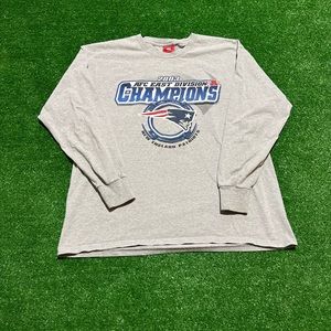Vintage Y2K Patriots 2003 Long Sleeve T-Shirt